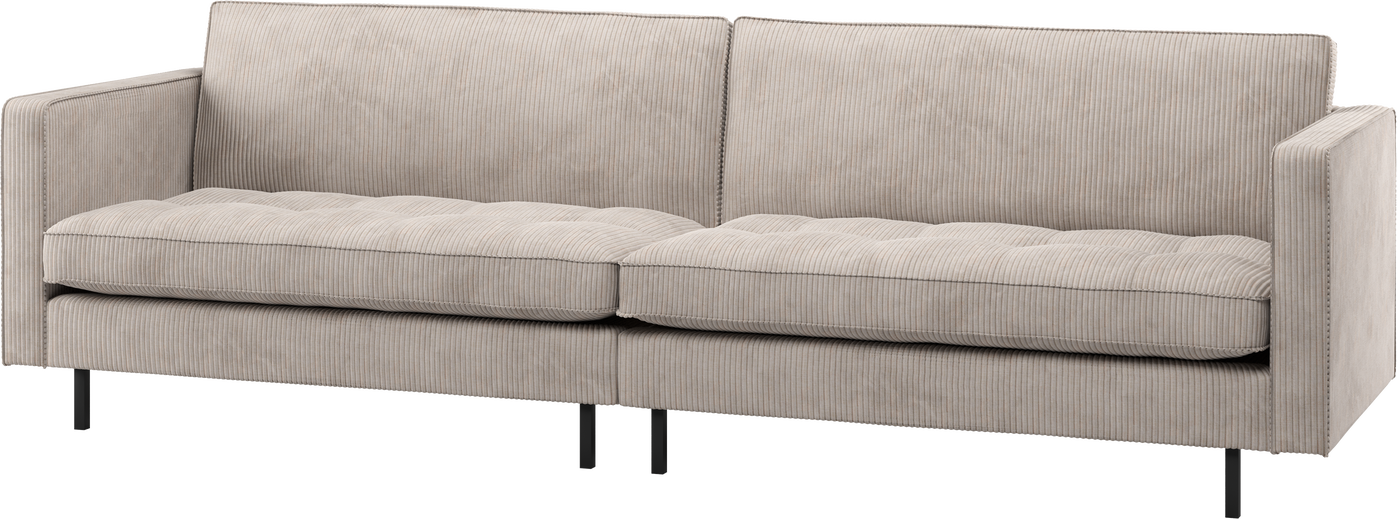 Personers Sofa Woood Rodeo Classic Ecru Jacquard Ribstof Quiltede Sæder 275 Bred