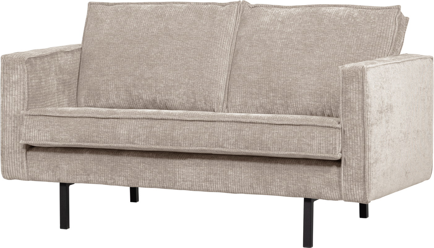 Personers Sofa Woood Rodeo Ecru Remy Ribstof 150 Kompakt 100 Polyester
