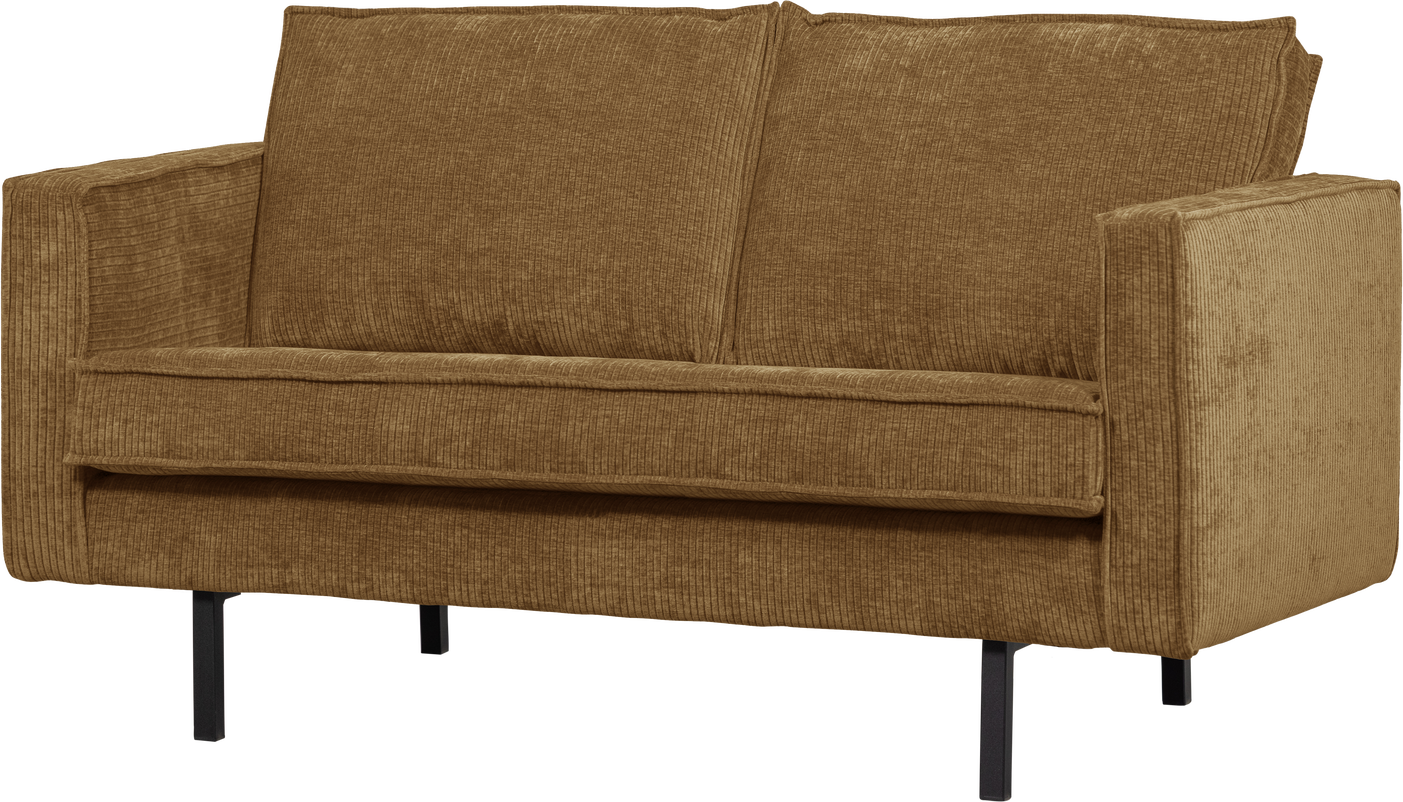 Personers Sofa Woood Rodeo Honninggul Remy Ribstof 150x86x85