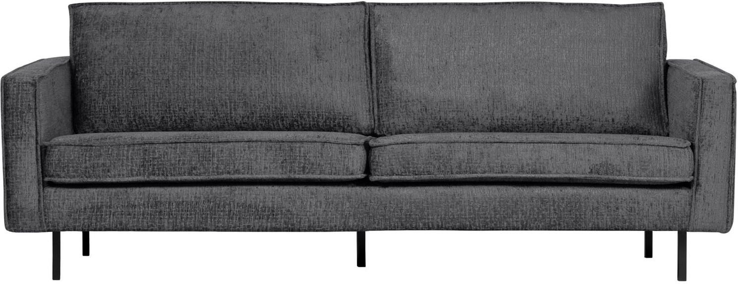 Personers Sofa Woood Rodeo Mountain Grå Strukturvelour Fast Siddekomfort B190