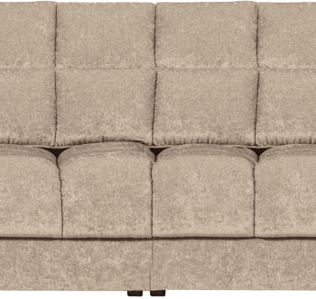 Personers Sofa Woood Second Date Nougat Polyesterstof H78b99l406