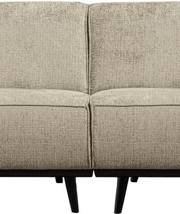 Personers Sofa Woood Statement 280 Beige Grov Velour Bonell Zigzag Fjedring