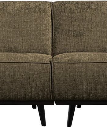 Personers Sofa Woood Statement 280 Grøn Ferra Strukturvelour Elegant Afrundet Design