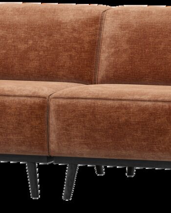 Personers Sofa Woood Statement 280 Terrafarvet Chenillevelour