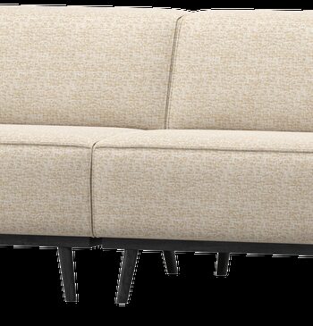 Personers Sofa Woood Statement Beige Melange Vævet Polyester Bredde 372