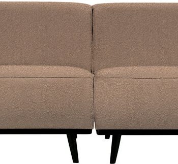 Personers Sofa Woood Statement Boucl Nougat B372 Høj Siddekomfort Bøgetræsben