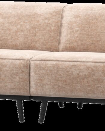 Personers Sofa Woood Statement Chenille Velour Natur 280