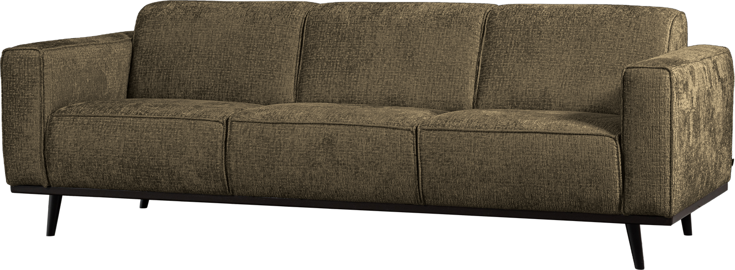 Personers Sofa Woood Statement Grøn Grov Fløjl 100 Polyester B230xd93xh77
