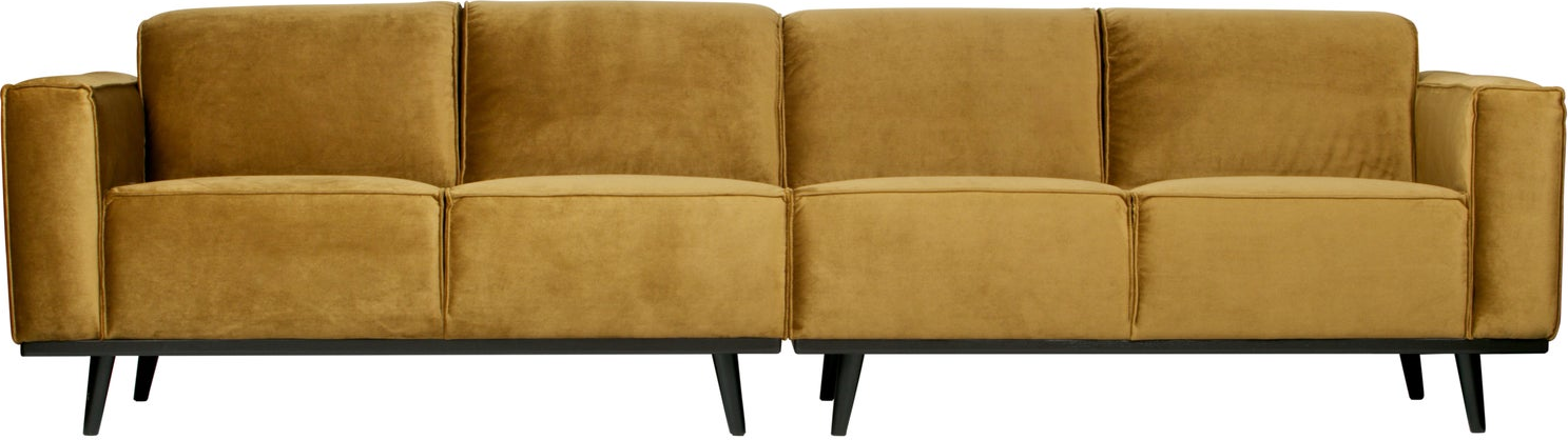 Personers Sofa Woood Statement Honninggul Jarra Velour 280 Bred 100 Polyester