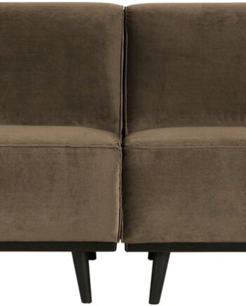 Personers Sofa Woood Statement Jarra Velour Taupe 280