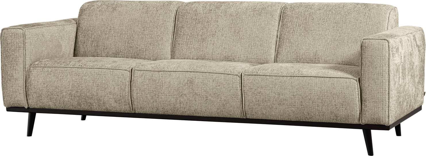 Personers Sofa Woood Statement Strukturvelour Wheatfield Beige 230 Bred