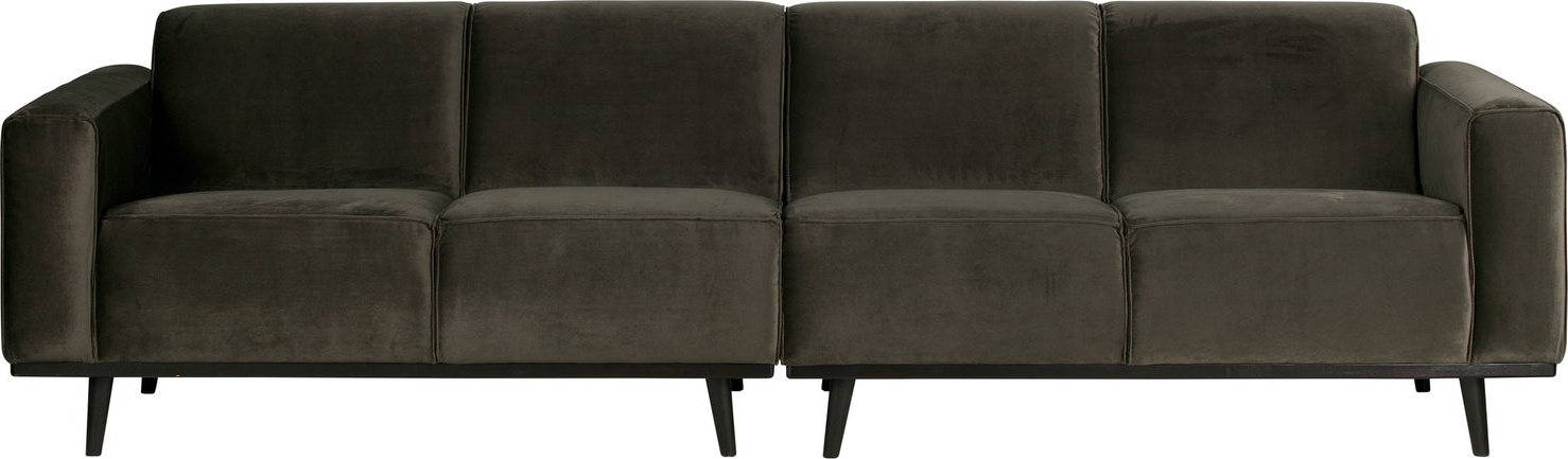 Personers Sofa Woood Statement Varm Grøn Jarra Velour B280 H77 D93