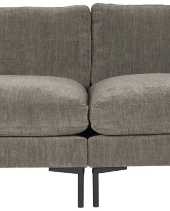 Personers Sofa Zuiver Summer Kaffe Stof Aftageligt Betræk ø230x101x82