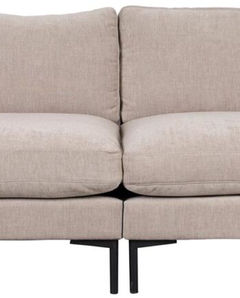 Personers Sofa Zuiver Summer Stenlysgrå Stof Aftageligt Betræk 230 101