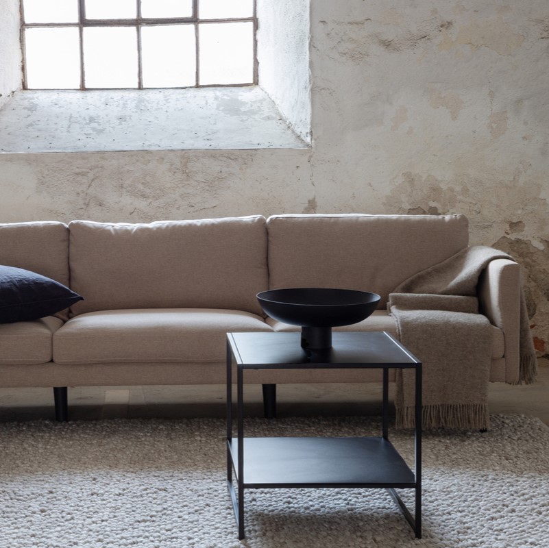 Polar Sofa Personers Brunt Stof