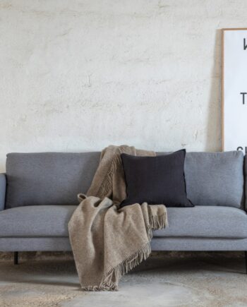 Polar Sofa Personers Gråt Stof