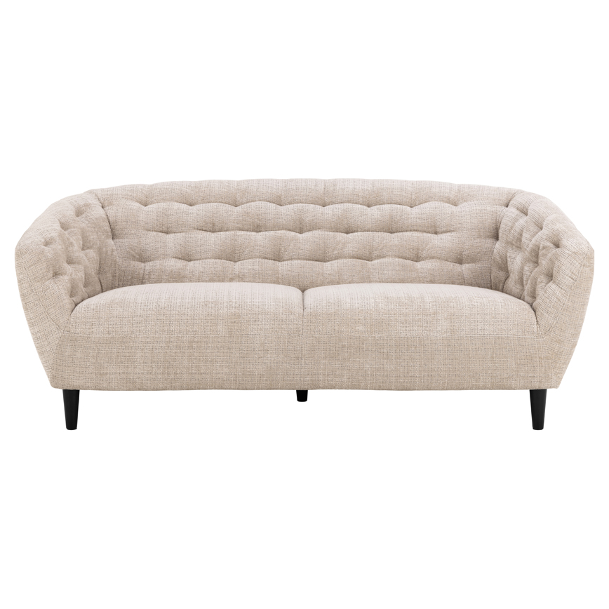 Ria 3pers Sofa Juto Beige 191x84x78cm