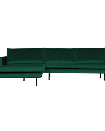 Rodeo Chaiselong Venstrevendt Velour Forest Green