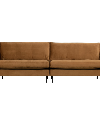 Rodeo Classic Pers Sofa Velour Honey Yellow
