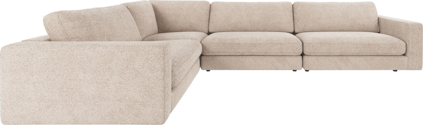 Rowico Hjørnesofa Duncan Modulsofa Lysegrå Robin Stof Fsc 345x233x78