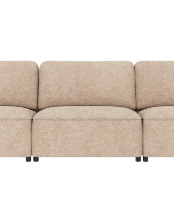 Rowico Norris Per Sofa Lys Beige Polyester Stof Sort Plastik
