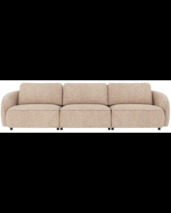 Rowico Norris Personers Sofa Polyester 319 102 Sort Lys Beige