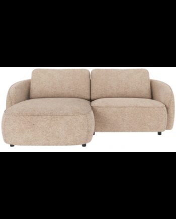 Rowico Norris Venstrevendt Chaiselong Sofa Polyester 226 162 Sort Lys Beige
