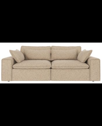 Rowico Rawlins Personers Sofa Polyester 226 116 Sort Beige