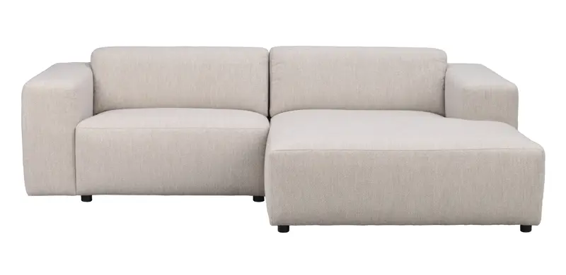 Rowico Willard Pers Modul Sofa Højre Chaiselong Lys Beige Stof