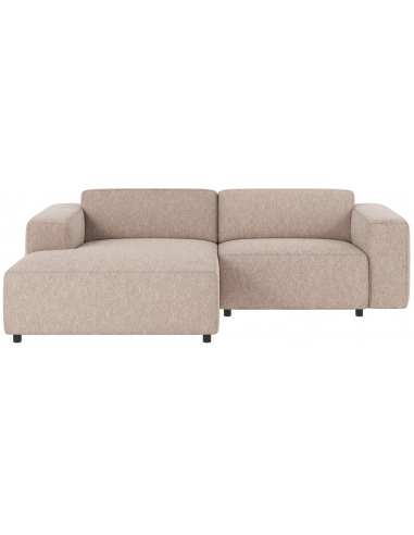 Rowico Willard Venstrevendt Chaiselong Sofa Polyester 234 161 Sort Lys Beige