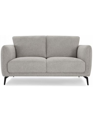 Salena Personers Sofa Metal Polyester B158 Sort Grå