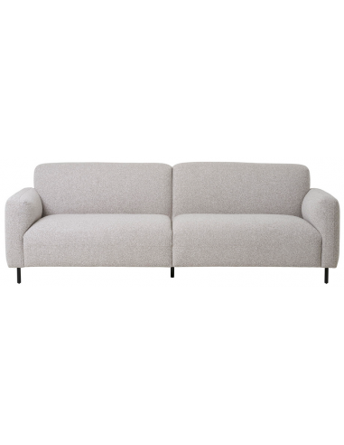 Salva Personers Sofa Boucl 228 Sort Lysegrå