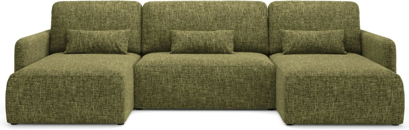 Sofa Maison Vell Arvello Imo Grøn Med Sovefunktion Opbevaring 290148