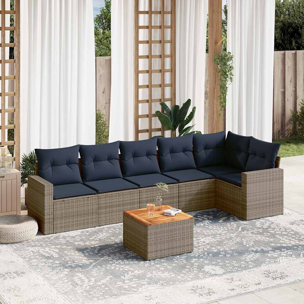 Sofasæt Til Haven Dele Med Hynder Polyrattan Hjørnedel Sofa Midterdel Bord