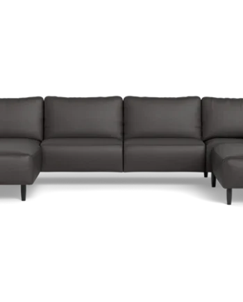 Solution 2701 Sofa Med Chaiselong Open End Brun :358