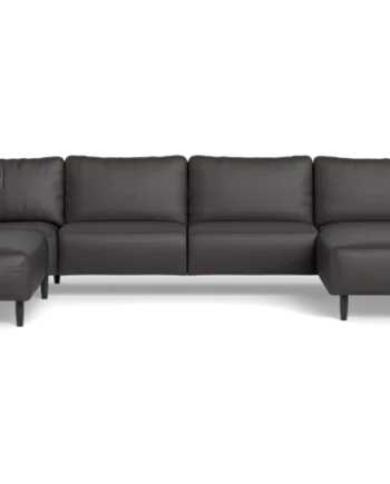 Solution 2701 Sofa Med Chaiselong Open End Brun :365