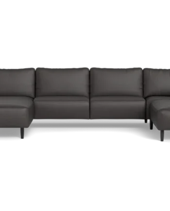 Solution 2701 Sofa Med Chaiselong Open End Brun :370