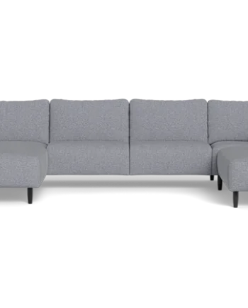 Solution 2701 Sofa Med Chaiselong Open End Lysegrå :365