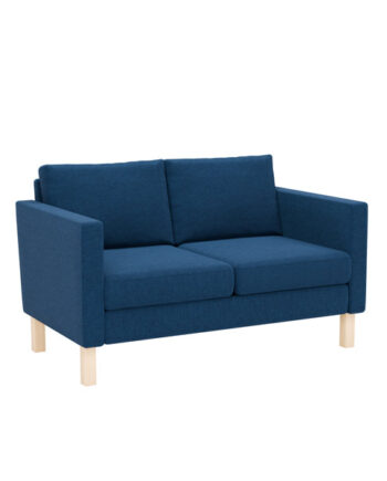 Stockholm Pers Sofa Med Lige Armlæn Ben Birketræ