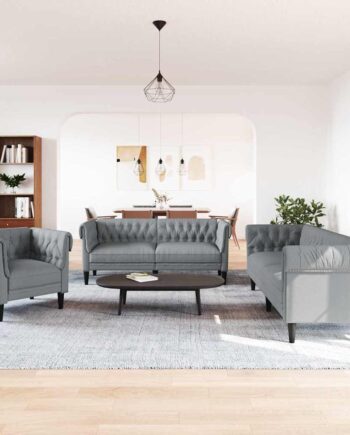 Stue Sofa Dele 201 Stof Mørkegrå