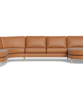 Symfoni 2018 Hjørnesofa Med Chaiselong Open End Cognac :361