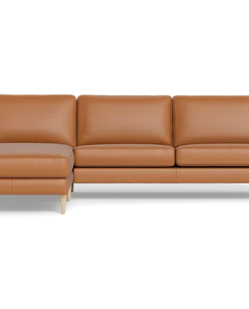 Symfoni 2018 Sofa Med Chaiselong Cognac :316