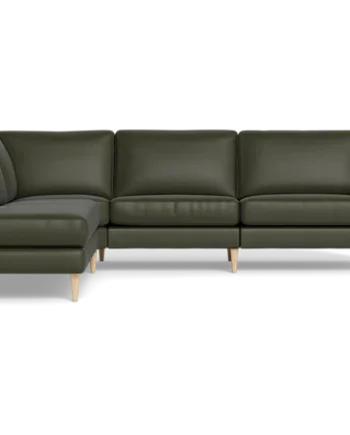 Symfoni 2018 Sofa Med Open End Mørkegrøn :262