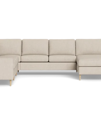 Symfoni 2019 Hjørnesofa Med Chaiselong Beige :347