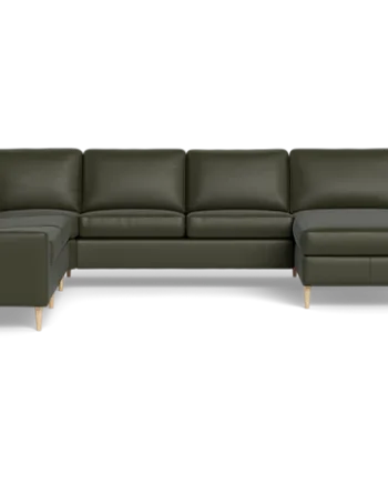 Symfoni 2019 Hjørnesofa Med Chaiselong Mørkegrøn :347