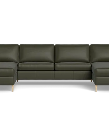 Symfoni 2019 Sofa Med Chaiselonger Mørkegrøn :398