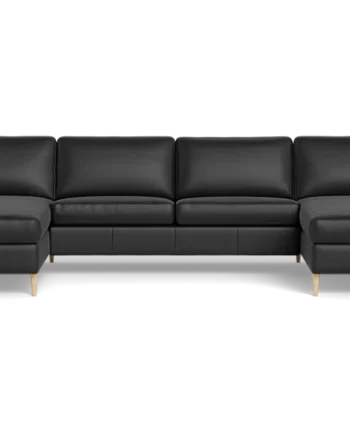 Symfoni 2019 Sofa Med Chaiselonger Sort :384