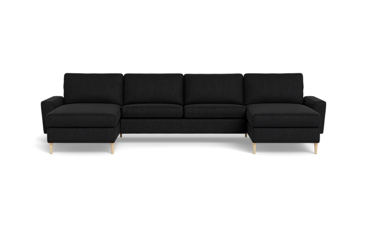 Symfoni 2019 Sofa Med Chaiselonger Sort :398