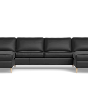 Symfoni 2019 Sofa Med Chaiselonger Sort :402