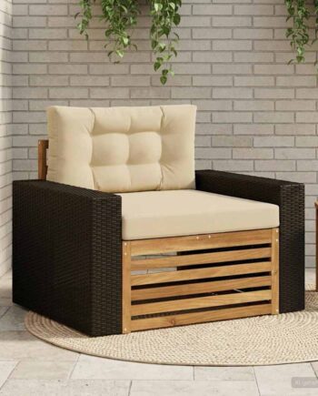 Udendørs Mellem Sofa Massivt Akacietræ